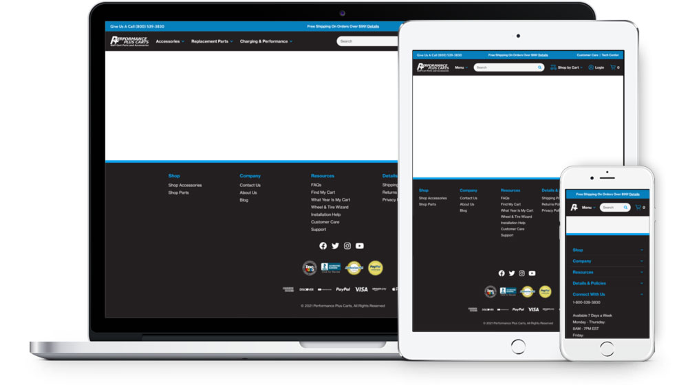 PPC website on devices